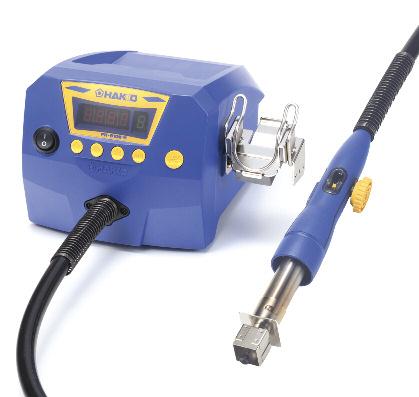 R e w o r k Self-Contained Turbine Air Source The Hakko FR-810B has a compact and lightweight design (only 3.3 lbs.