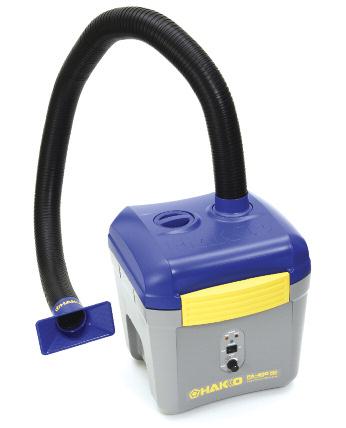 Fume Extraction The Hakko FA-430 provides powerful yet quiet suction.