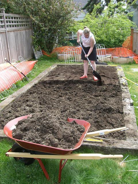 Compost improves soil, adds important nutrients for plants, and