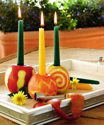 Apple Candleholders (Appropriate for children 6 years or older.