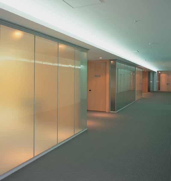 APPLICATION AREA S Glass NEW NEEDS AND TRANSPARENCIES Glass means transparency, brightness, lightness, freshness and elegance.