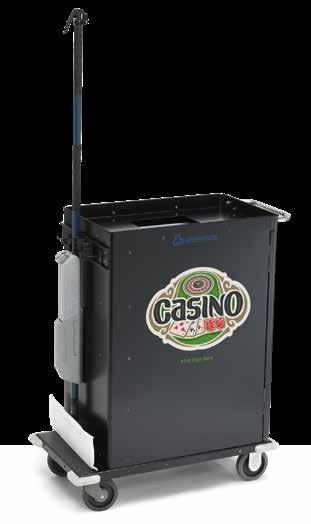 CASINO SLOT CART The NEW Casino Slot Cart is designed to easily maneuver through crowded or narrow casino floors allowing staff to quickly and efficiently access all areas for EVS