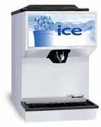 M-45 and M-90 Countertop Ice Dispensers M-45 and M-90 ice dispensers simple design, upfront serviceability and quality construction ensures long