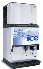 Manual fill or top mount with compatible ice machines. Contact factory for adapter kit requirements for topmounted ice machine applications. S-150: Up to 150 lbs.