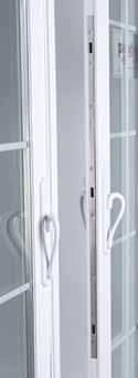Three locks simultaneously engage with the door jamb when the door is closed and locked. Sliding Door Features Fully welded panels and frames for superior strength.