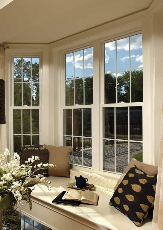 window styles Bay & Bow Paradigm s Bay and Bow windows bring more sunlight to a space, both inside the home and from exterior viewpoints.