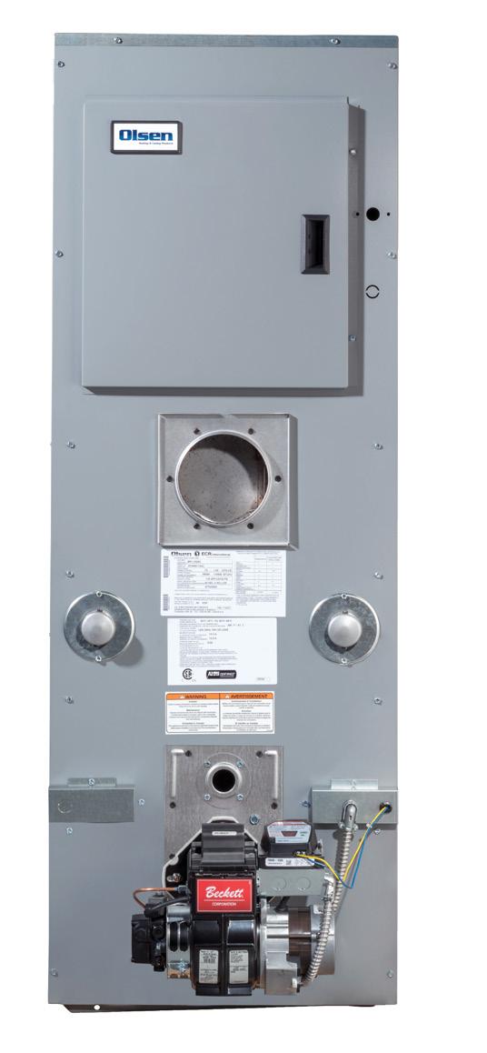 Barometric damper (Chimney Vent Only) Durable 22-gauge steel cabinet ensures strength while full fiber-reinforced foil faced insulation and cool-to-touch technology provide quiet operation A/C Ready