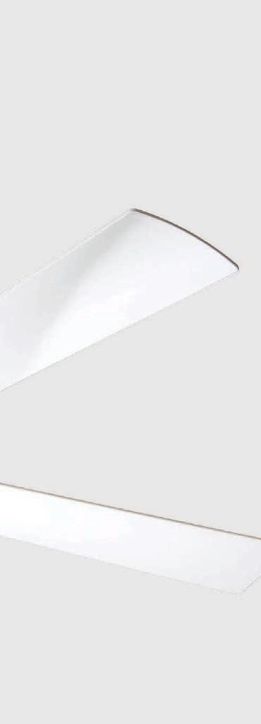 DESIGNED BY I JORGE PENSI 15cm 28cm 43cm 15cm Finished: gloss white (GW) Blades Ø: 127 cm (50) Blades finished: white (WH) (molded injection acrylic blades) Light option: without light (NL),