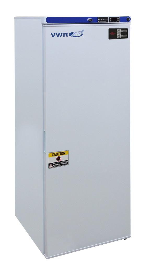 VWR Series VWR Compact Laboratory Refrigerators 1-10 C Adjustable Operating ( C or F) Uniform Forced Air Directional Cooling Single glass and solid door configurations available 2/5 Warranty Two Year