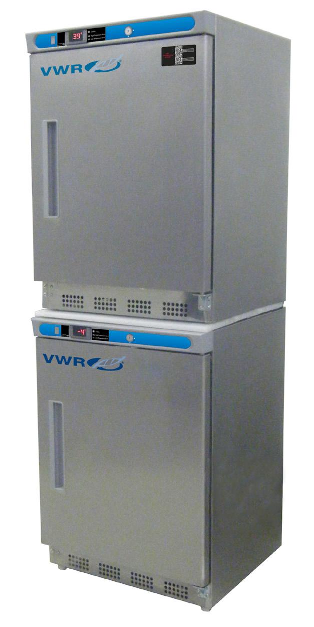 VWR Series SPACE SAVING Refrigerator/Freezer Combos A Variety of sizes and configurations to provide a solution where space is at a