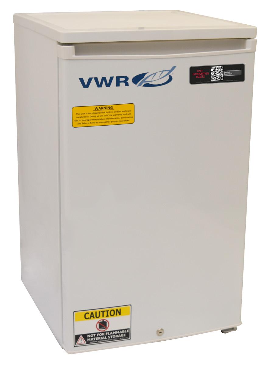 VWR Standard Series Undercounter Refrigerators & Freezers 1-10 C [Refrigerator] -15 - -25 C [Freezer] Adjustable Operating Temp Range Designed specifically for General Purpose applications; where