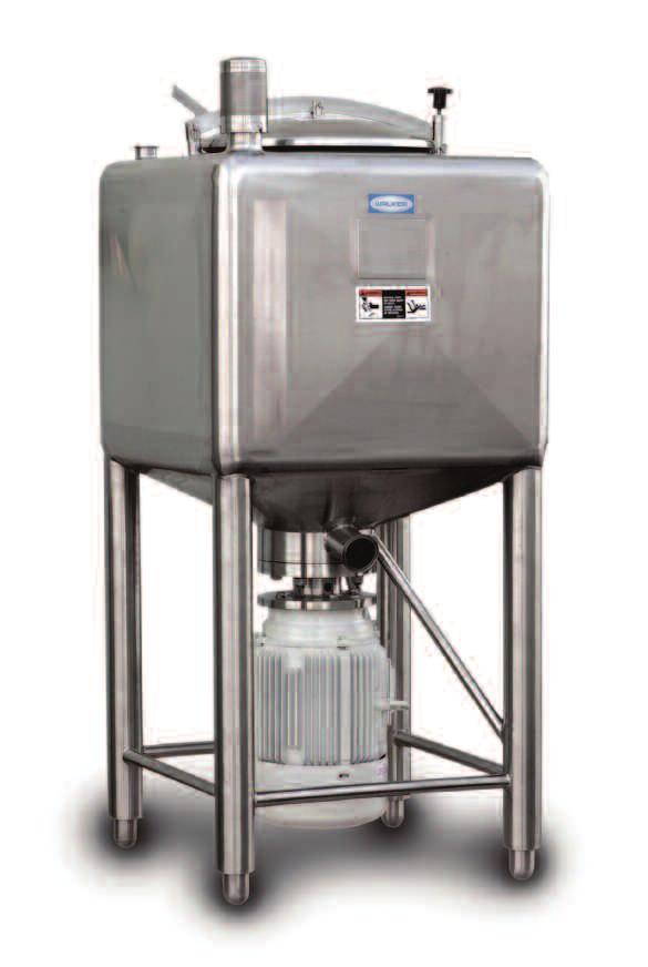 With capacities of up to 600 gallons the Liqui-mixer is easy to use, and easy to maintain, it s the perfect solution for a variety of food, chemical, and pharmaceutical product applications.