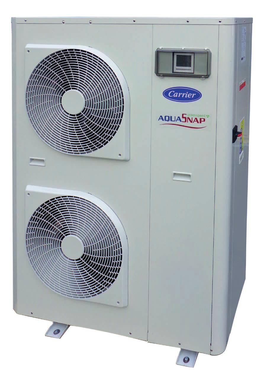 Liquid chillers & Reversible Air to Water Heat Pumps 30RBV/30RQV 017-021 CARRIER participates in the ECP