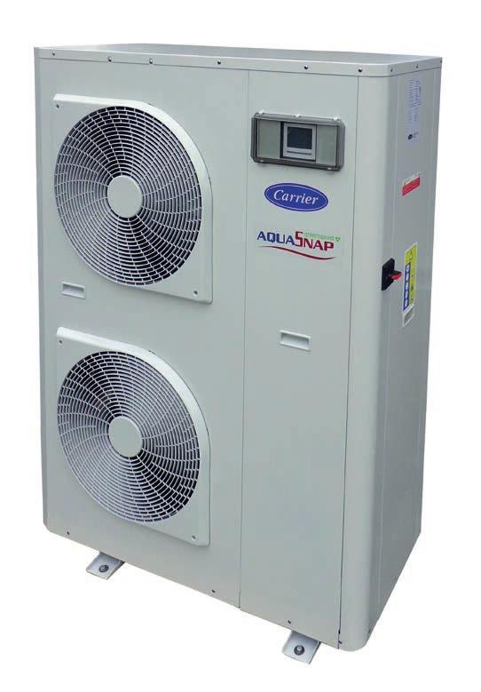 30RBV/30RQV 017-021 Nominal cooling capacity 15-18 kw Nominal heating capacity 17-21 kw The Aquasnap Greenspeed liquid chiller/heat pump range was designed for commercial applications such as the air