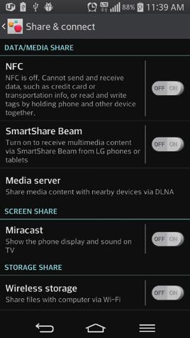 Turn on the NFC (Near Field Communication) function on the smart phone.