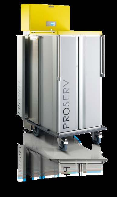 DSPRO L + PROSERV L A system that combines a large capacity with a small