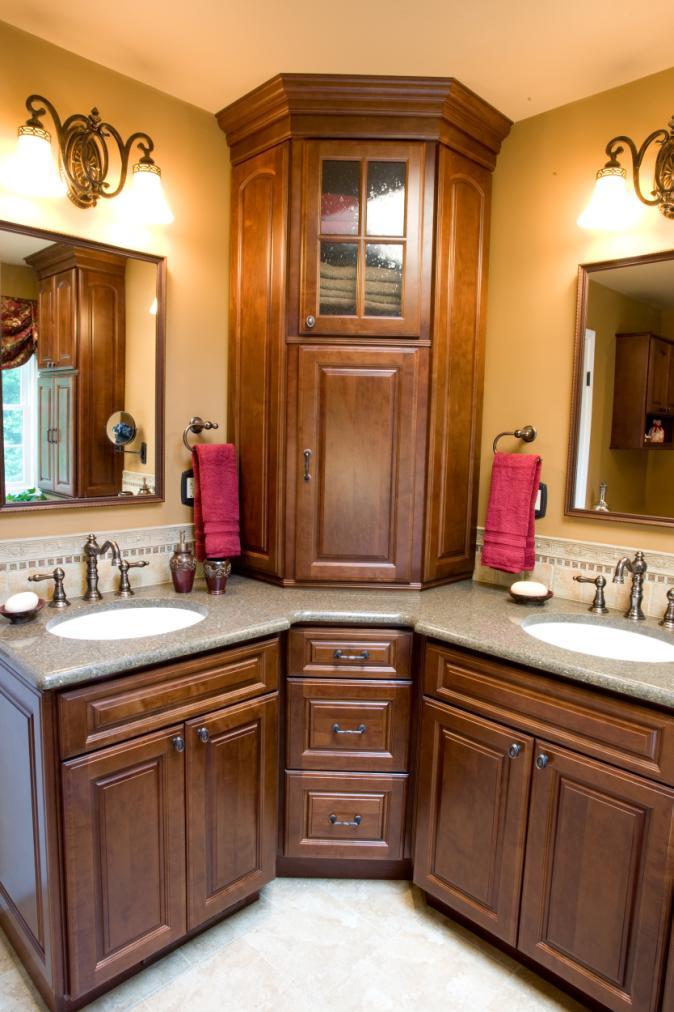 Lighting Adds Elegance and Function! After-Vanity Fixtures Independently Switched.