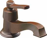 LAVATORY FAUCETS The inspiration for Rothbury s style may come from the