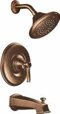 Two-Handle Transfer Valve Trim TS4211* Add your choice of showerhead,