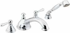 Tub / shower 65132 Without Hand Shower V65132 Two Handle Transfer Valve Trim T4111* Add your choice of