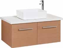 offers Two cabinet s size : 1000mm, 800mm Teakwood * This Series offers One types of faucet hole :