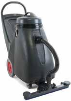 10 Clarke Summit Pro 18SQ Wet/Dry Vacuum 18 gallon tank capacity Integrated 24" front-mounted squeegee 2-stage, 1.