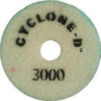 MOST CYCLONE-D 400 Grit 400 Grit Pads repair and remove scratches from the unpolished concrete, prepare the surface for lighter grits.