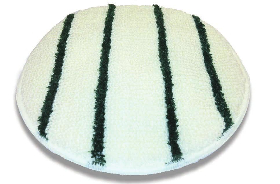 Speed-Trek Carpet Bonnets QUEEN/KING BLEND HOT NEW PRODUCT! Reversible medium profile bonnet features green scrubber strips on both sides, plus an all looped construction.