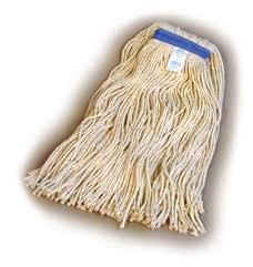 Tech Tip: 100% natural cotton mops should be broken in or primed by rinsing in clean water 2X s and hung to dry. This process removes natural fiber & yarn oils.