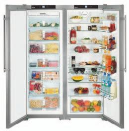 Side-by-Side and Frenchdoor combination Fridge-freezer for integrated use with NoFrost Side-by-Side and Frenchdoor combination SBSes 635 Premium SBSesf 71 Comfort CBNes 656 PremiumPlus Fridge-freezer