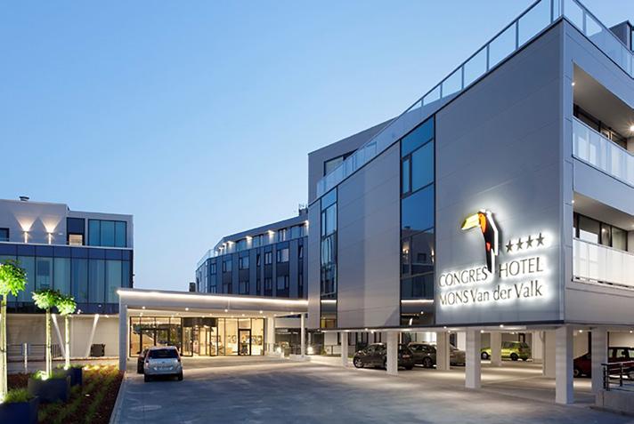 Hotel Van der Valk Success case study Hotel Van der Valk chose: Comfort for guests and staff Concealed ceiling units create comfort zones within the lobby, meeting the different needs of guests and