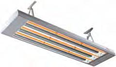 Radiant heaters - Industry and large premises Industrial infrared heater IR Halogen infrared heater IRCF IR is suitabe for total or supplementary heating of premises with large volume and high