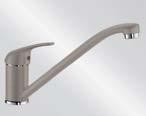 - º Single-lever mixer tap Spout can be swivelled by 360º Ø35 mm tap hole required With ceramic disk