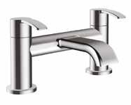69 with push waste Operating Pressure 0.2 Bar TAP042 Bath Filler 126.