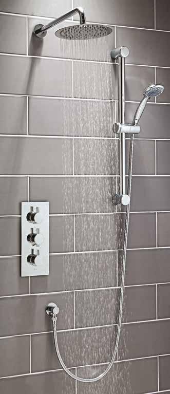 38 SH002 Round Stainless Steel Shower Head 39.38 Thermostatic Shower Set 4 393.60 CONCEALED004 Triple Concealed Shower Valve 262.