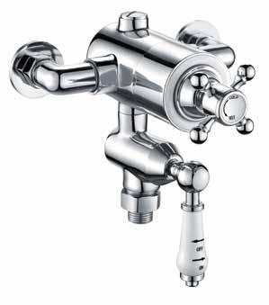 07 WRAS and TMV2 approved Square Exposed Valve SHOWERING Traditional Exposed Valve