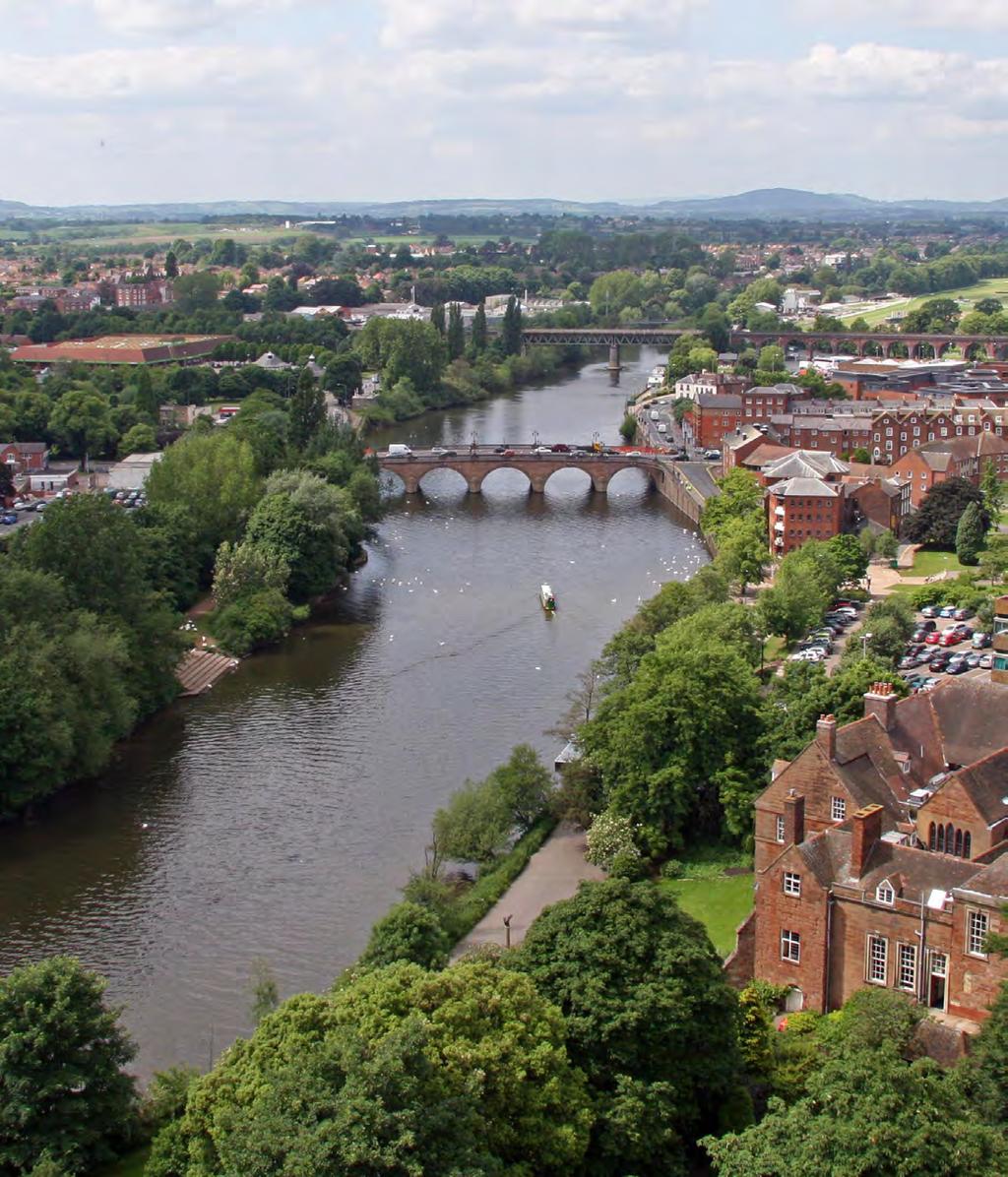 WORCESTERSHIRE One of the smallest counties in the UK, Worcestershire is a rural area of the midlands, bordering Herefordshire, Shropshire, Staffordshire, West Midlands, Warwickshire and