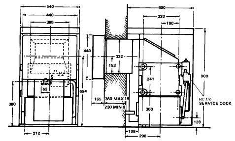 FIG. 4a RS.60 CONNECTIONS AND DIMENSIONS FIG. 4b RS.80 CONNECTIONS AND DIMENSIONS Page 6 Page 7 FIG. 4c RS.