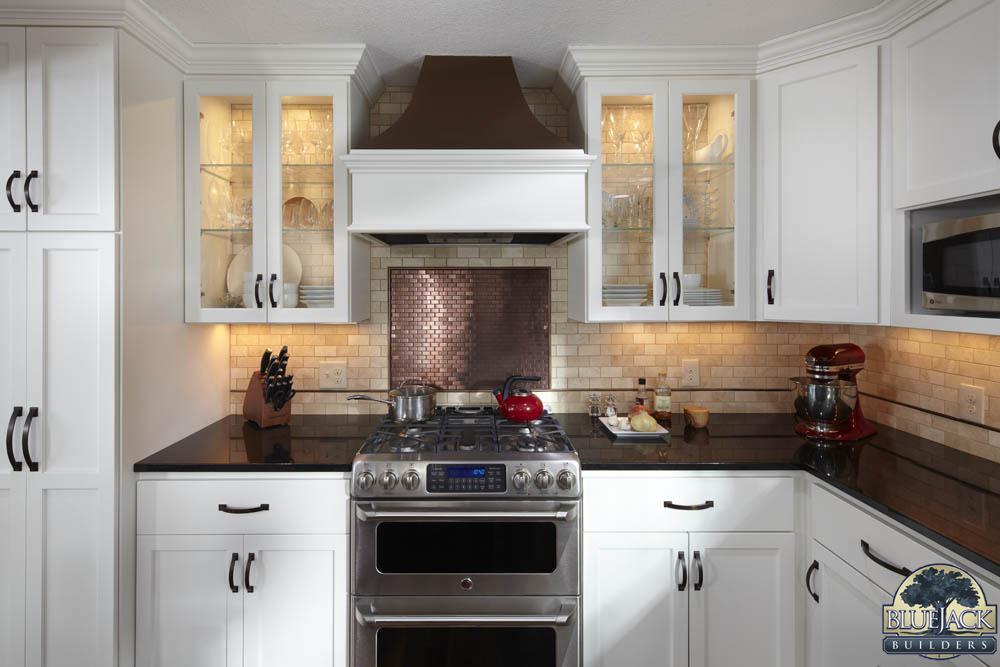 AFTER PHOTO: #4 Creating a focal point in the kitchen was a desire of these homeowners.