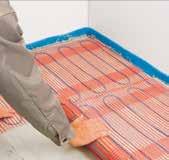 Attention: All electrical work must be performed by an authorised electrician. Make sure to use a floor covering that is suitable for underfloor heating.