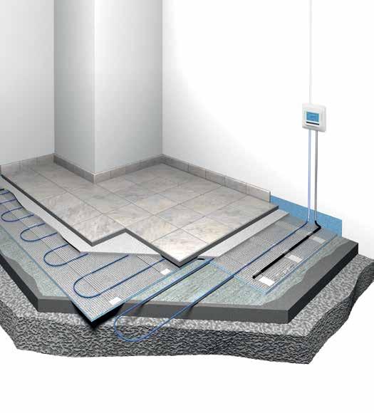 CERAPRO: THE ULTRA-THIN, ROBUST HEATING CABLE CERAPRO The ultra-thin and robust heating cable is the ideal solution for installation in tile adhesive directly under the tiles.