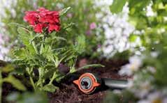 GARDENA Irrigation System. Once installed, your garden is conveniently supplied with water.