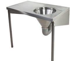 Stainless Steel Furniture Stainless steel, with its impervious and non-toxic surface, has the characteristic of being quick and easy to clean.