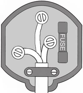 Plug must be BS363/ approved Earth lways fit a 3 mp fuse.