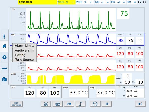 5.7.8. Perfusion index and signal inadequacy indicator The SpO 2 module of the Tesla M3 calculates the perfusion index. The PI gives an indication about the quality of the SpO 2 signal.