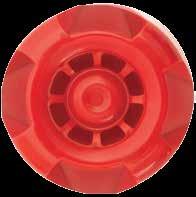 Dimensions: 8,5x8,5x5,5cm (Including Back Case) SR280 INDOOR SOUNDER WITH FLASHER SR280 Indoor Sounder with Flasher Indoor Sounder, Red Colour, Sound