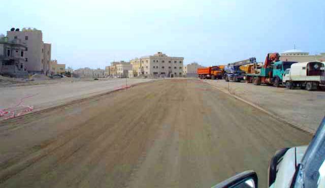 The Pneumatic roller will provide a smooth surface. The road is now ready for use.