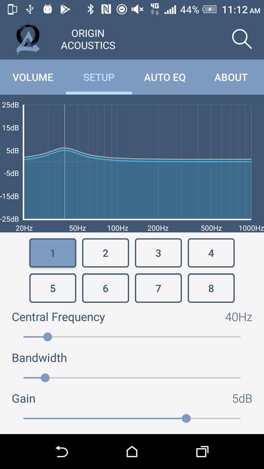 As you move the slider in the app, listen for unwanted peaks and anomalies that sound unmusical.