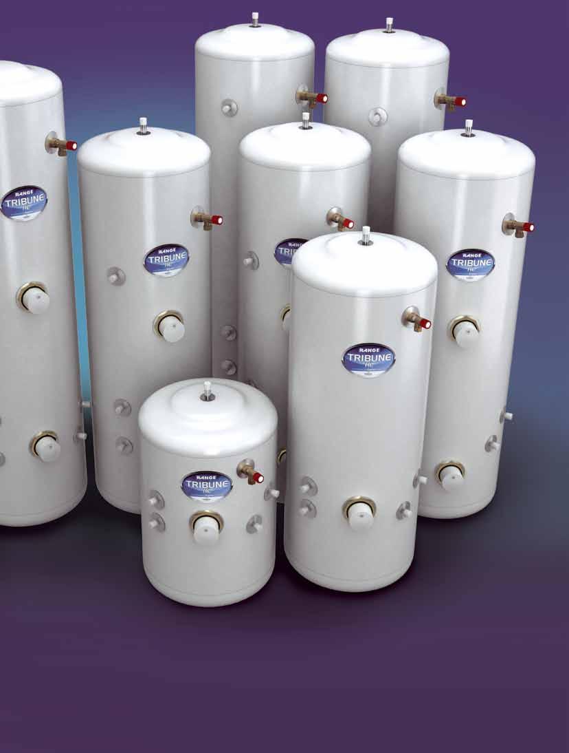 Range Tribune HE Slimline Unvented Direct and Indirect Cylinders Thanks to the new Tribune HE Slimline from Range Cylinders, many older homes, despite their original design limitations, can now enjoy