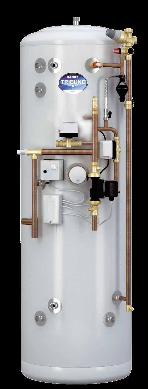 Specification list The pre-plumbed Tribune HE System is manufactured from high grade materials inside and out, offering exceptional performance and reliability.